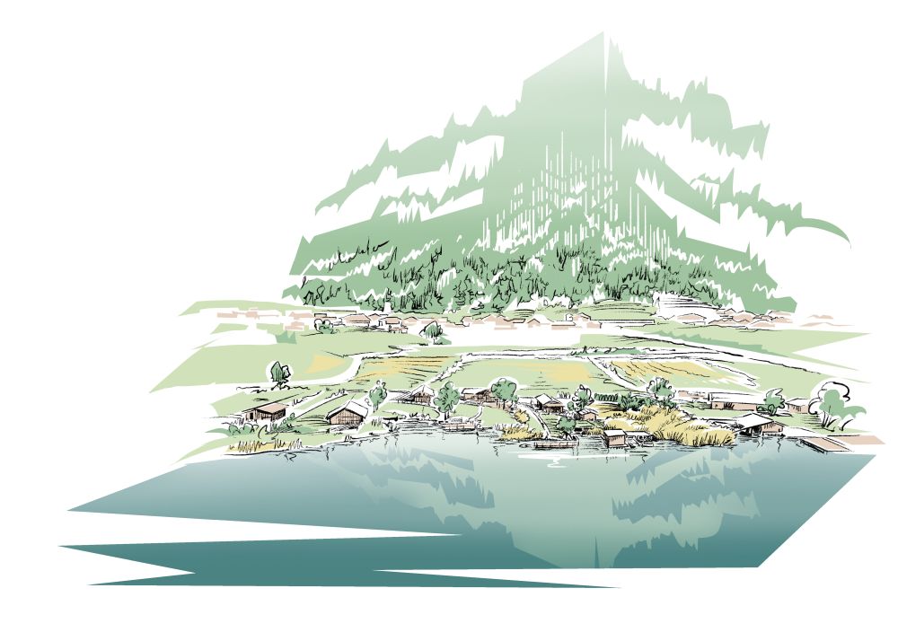 Lageplan Illustration