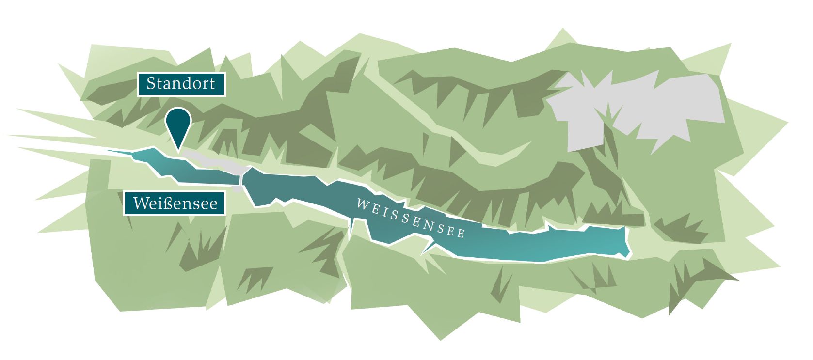 Lageplan WeisseWandWeissensee