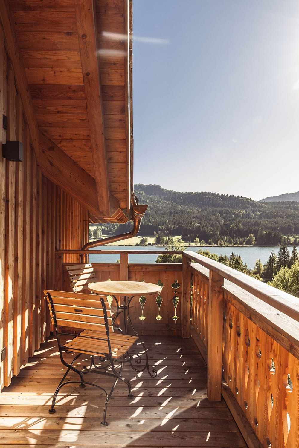 Aussicht vom Balkon