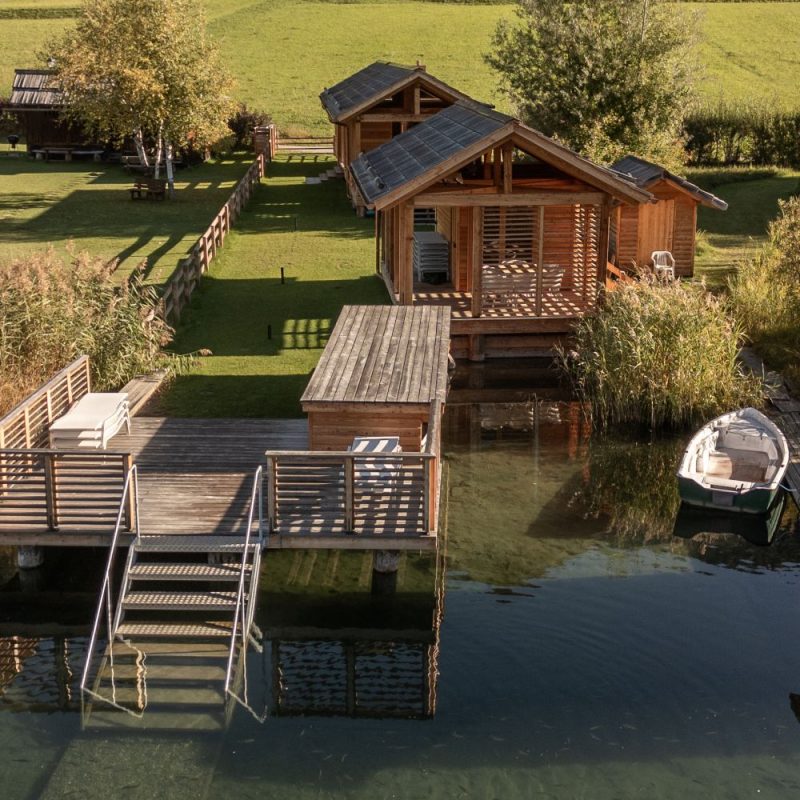 Badehaus Weisse Wand Weissensee